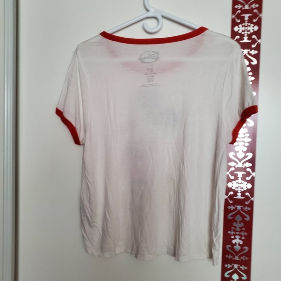 Ladies Disney Mickey Mouse Ringer Tee. XL. - Picture 5 of 7